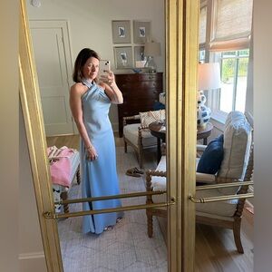 BHLDN Light Blue Summer formal Dress from Anthropologie